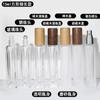 Frasco secundario de perfume premium 3ml5ml10ml15ml frasco de vidrio cuadrado con atomizador tapa de madera frasco de perfume al por mayor