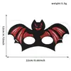 Amazon Decoración de Halloween Máscaras Fiesta Festiva Máscaras de Media Cara Accesorios para Fotos Murciélago Calavera Horror Divertidas Máscaras de Ojos