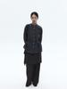 Camisa de Lino Evertrue para Mujer 2025 Otoño Nuevo Cuello Redondo Holgada Adelgazante Top con Cordones 61780