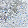 Joias para Nail Art Gota d'Água 7*10mm Base Pontiaguda Diamante Super Brilhante Acessórios de Diamante para Nail Art Decoração DIY Unha Usável Atacado