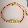 Libro Rojo Pequeño Explosiones Estilo Chino Cinco Emperadores Dorados Dinero Cuerda Roja Pulsera Tejida de Cuerda Suerte Fortuna Calabaza Pequeña de Oro Cuerda de Mano