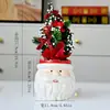 Artesanato Escandinavo Novo de Natal Papai Noel Vasos de Cerâmica para Flores de Natal Exportação Exportação Vasos de Flores Árvore de Natal