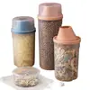 Contenedor Sellado para Almacenamiento de Granos, Frasco de Almacenamiento de Grado Alimenticio, Caja de Almacenamiento para Granos, Frasco para Almacenamiento de Frijoles, Contenedor para Almacenamiento de Azúcar y Harina
