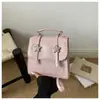 Mochila de Moda Estilo Coreano con Lazo para Mujer Verano 2026 Simple Moda Casual Bolso de Hombro de Alto Valor