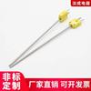 Pequeña Sonda de Enchufe Amarillo Wrnk-161 Termopar Blindado Tipo K/E/T/J Sensor de Temperatura para Medición Precisa de Temperatura