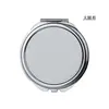 Espejo de Maquillaje por Sublimación DIY Foto Personalizada Transferencia de Calor Forma de Corazón Lámina de Aluminio para Sublimación Doble Cara en Blanco Maquillaje