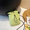 Bolso bandolera para teléfono móvil de tela ligera, fresco y artístico, estilo coreano de verano 2024, informal, combinable con todo, para mujer