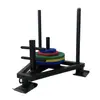Placa de peso para barra de academia treino de força trenó estilo barco push-pull trenó de peso treino de resistência aptidão física resistência homem