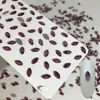 Tamanho pequeno mini molho de ameixa preta noite escura rosa formato plano nail art roxo claro rosa seco joia de ponta de dedo