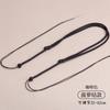 Cordón Tianzhu de ágata cinabrio, jade hetiano, para uso vertical, cuerda para clavícula, cuerda tejida para colgante de joyería