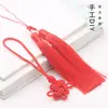 Nudo Chino Borla Semicabado Nudo Propicio Cuerda para Mango Doble Color Espiga Accesorios Accesorios Cuerda Colgante para Coche DIY