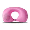 Fabricante Original Almohada Inflable en Forma de U Se Puede Personalizar Logo Regalo Evento Venta al por Mayor Portátil Viaje Almohada para Cuello Almohada Inflable