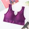 Sujetador Push-Up para Yoga con Almohadillas Integradas, Top Camisola para Mujer, Bralette de Cobertura Total