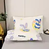 Juego de almohadas, almohada individual con funda, extraíble y lavable, apto para estudiantes y adultos, núcleo de almohada protector del cuello, se vende en pares