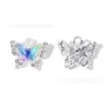Accesorios de colgante de mariposa elfa con incrustaciones de aleación DIY Pendiente de venta caliente Joyería Cadena de teléfono móvil Colgante de llavero Hecho a mano
