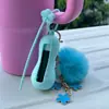Llavero de Funda Protectora de Silicona para Labial Transfronterizo Funda de Silicona para Labial de Grado Alimenticio Creativa Funda Protectora de Silicona Anti-Rayones para Labial