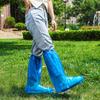 Capa de Chuva Descartável para Sapato Adulto Espessada Média e Longa Cano Alto PE Capa de Bota Descartável Infantil à Prova d'Água Capa de Galocha