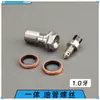 Piezas de Modificación para Motocicleta Eléctrica: Tornillos de Bomba de Freno, 10 Tornillos de Colores para Bomba Inferior, Caliper de Acero Inoxidable, Tubería de Aceite, Boquilla de Aceite, m Titanio
