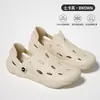 Zapatos perforados para hombre para exteriores, transpirables, huecos, antideslizantes, resistentes al olor, zapatos para vadear de verano, sandalias de playa, zapatos sin cordones