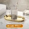 Copo de enxaguante bucal de luxo leve, copo de lavar, copo de água para escova de dentes, copo de dente, pacote combinado para dormitório estudantil, copo simples para casal de família