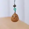 Talla en Madera Zodiaco Doce Pequeña Cadena para Teléfono Móvil Animales Lindos Estudiantes Hombres y Mujeres Juegan con Bolsas y Colgantes Regalos