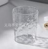Taza de Plástico Transparente Redonda Cuadrada con Borde Ondulado para Enjuague Bucal Cepillo de Dientes de Trébol de Cuatro Hojas de Alta Apariencia para el Hogar para Parejas