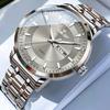 Reloj de pulsera de alta gama para hombre, automático, doble calendario, de negocios, impermeable, luminoso, con diamantes, venta al por mayor, hebilla de mariposa