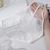 Roupas íntimas femininas populares cintura baixa renda cinto fino laço oco Ice Silk tecido confortável respirável cueca para mulheres 3309