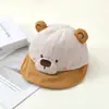 Sombrero de Pescador Lindo y Dulce Estilo Coreano para Bebé Otoño e Invierno Sombrero a Prueba de Viento Estilo Princesa para Bebés Niños y Niñas Sombrero para el Sol