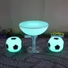 Mesa de Jantar Criativa Jiaguan Móveis de Bar Mesa Luminosa LED Controle Remoto Mesa de Café Colorida Plástico Recepção de Boas-Vindas