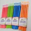 Conjunto Colorido Grande de Lápis de Couro Lápis de Escritório Desenho Animado para Alunos do Ensino Fundamental Lápis HB com Borracha Conjunto de Lápis HB