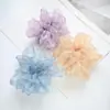 Tiras de Tecido de Organza Flor Margarida 14CM Tecido DIY para Scrunchies para Fazer Scrunchies Grandes de Cabelo e Laços