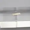 Etiqueta de Metal Costurada à Mão com Letras em Inglês, Fivela Retangular com Letra, Etiqueta para Roupa, Fivela Decorativa para Sapatos e Chapéus, Acessórios para DIY de Colares
