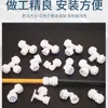 Accesorios para tuberías de aluminio y plástico tubería de agua solar nylon 4 puntos 6 puntos codo recto T válvula interruptor calentador de agua
