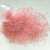 Joyería de grava para decoración de uñas de estilo japonés, piedra de cristal transparente irregular, red de piedra natural, taladro de grava pequeño tridimensional rojo para uñas