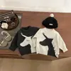 Suéter Moderno y Genial para Niños Otoño e Invierno Nuevo Estilo Coreano Bebé Elegante Borla Tejido Protector Ropa de Bebé de Moda
