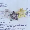 Presilha de Cabelo Estrela com Toque de Luxo, Presilha Garra Estrela Iridescente a Laser, Acessório de Cabelo Atacado Transfronteiriço da Amazon, Presilha Tubarão para Trás da Cabeça