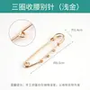 Versão Coreana Acessórios para Joias DIY Broche Artesanal Fivela para Suéter Cachecol Anel de Suspensão com Furo Circular Pequeno Alfinete Grande Simples