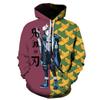 Suéter con estampado 3D de Ghost Blade para hombre, versión holgada con capucha europea y americana, disponible en Amazon
