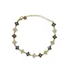 Pulseira de strass branco transfronteiriça com diamantes coloridos, toque de luxo leve e alta qualidade, estilo de moda europeu e americano, pulseira feminina de alta qualidade para atacado