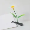 Grampo de Cabelo de Grama Fofa Broto de Feijão Cabeça de Flor Grampo de Cabelo de Grama Planta Grama Longa Grama Artificial Decoração