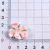 Flores de pessegueiro desabrocham, acessórios de cabelo de resina DIY, presilhas de cabelo, capas de celular, ímãs de geladeira e materiais e acessórios de cola cremosa