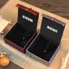 [Caja de borlas de anacardo] Caja de regalo de cuentas de alta calidad Caja de brocado Colección general de cáñamo Caja para pulseras fábrica