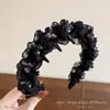 Diadema de estilo de cabello para la frente de caña alta 2026, versátil con dientes para un agarre antideslizante, diadema para lavarse la cara, colección de accesorios para el cabello para mujeres