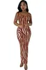 3146 Vestido Chaleco Elegante Largo con Estampado de Zebra para Mujer Transfronterizo Europeo y Americano Amazon