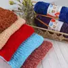 Ovillo de hilo grueso de terciopelo dorado chenilla para gorros, bufandas, suéteres, muñecas, zapatos de ganchillo, kit de material de tejer DIY