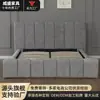 Cama de aire plegable suave con rayas verticales de fábrica, cama con caja de almacenamiento de gran capacidad y elevación hidráulica, personalización transfronteriza