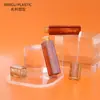 Tubo Cuadrado Transparente de PETG de 4 ml para Brillo de Labios Tubo Vacío para Aceite de Labios Tubo para Brillo de Labios Material de Empaque Cosmético