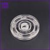 Plato giratorio de plástico acrílico de 3 pulgadas ps plato giratorio acrílico de tres pulgadas transparente negro blanco C0103 diámetro 76MM