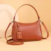 Bolso de Piel de Vaca de Capa Superior para Mujer 2025 Nuevo Bolso de Hombro Cruzado de Alta Gama Gran Capacidad Bolso de Mano de Piel Genuina para Viajes Bolso de Mujer